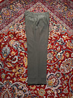 Lujoan Creations Gray Wool Blend Pleated Dress Pants - 34