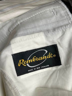 Rembrandt Taupe Brown Pleated Cuffed Dress Pants - 32