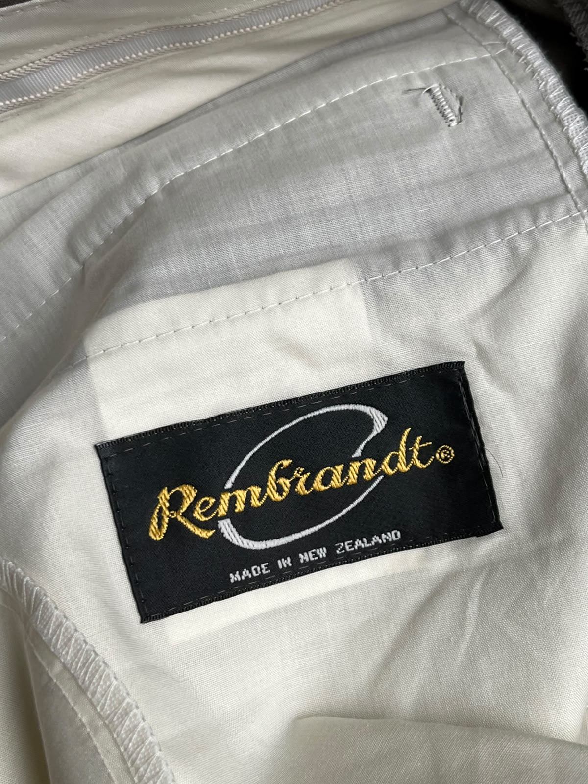 Rembrandt Taupe Brown Pleated Cuffed Dress Pants - 32