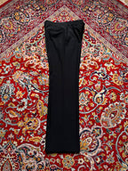 Vintage Boot cut Black Flat Front Dress Pants - 32