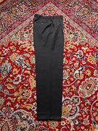 Vintage St Michael Marks & Spencer Charcoal Gray Pinstripe Pleated Dress Pants - 30