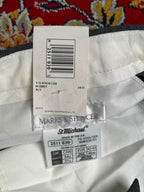 Vintage St Michael Marks & Spencer Gray Pleated Dress Pants - 32