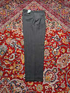 Vintage St Michael Marks & Spencer Gray Pleated Dress Pants - 32