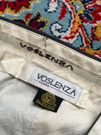 Vintage Voslenza Uomo Grey Pleated Dress Pants - 32