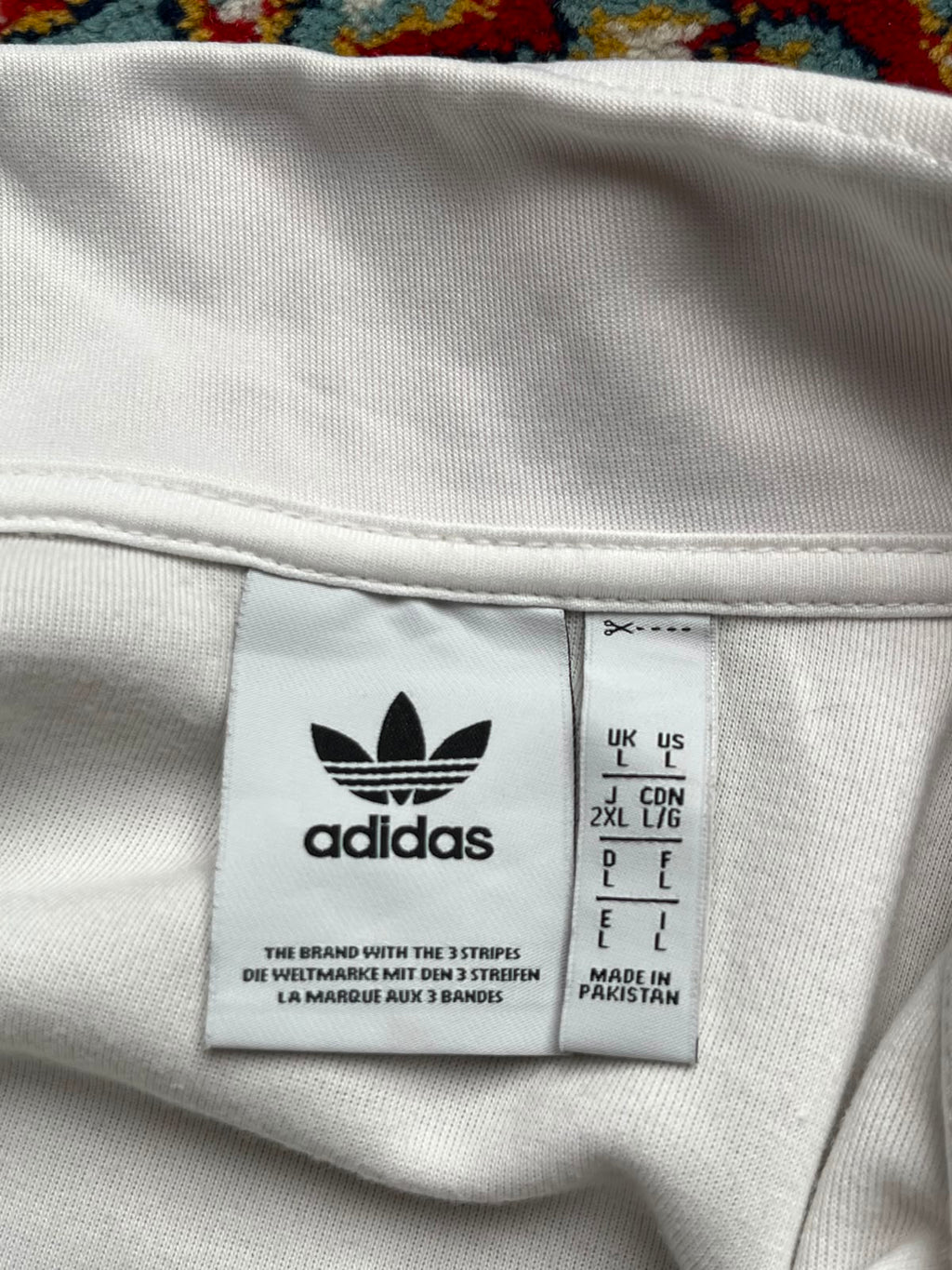 Adidas Originals Real Madrid White Full Zip Track Jacket - L