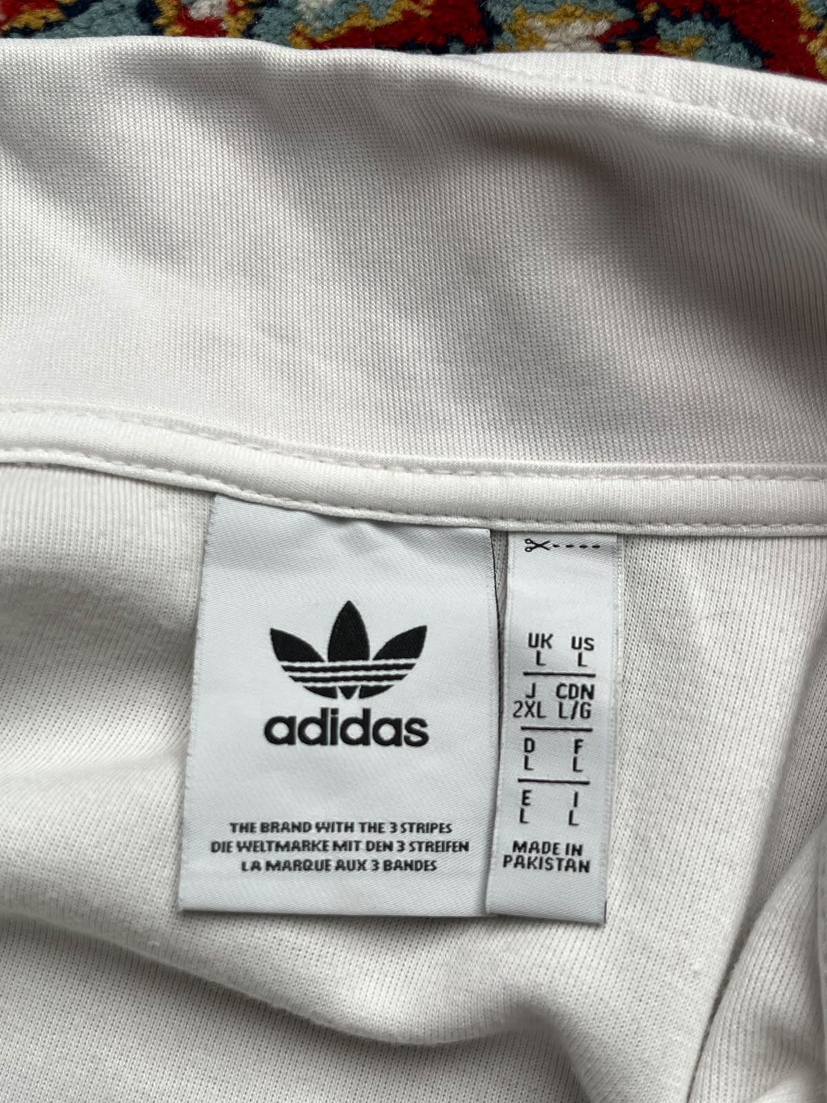 Adidas Originals Real Madrid White Full Zip Track Jacket - L