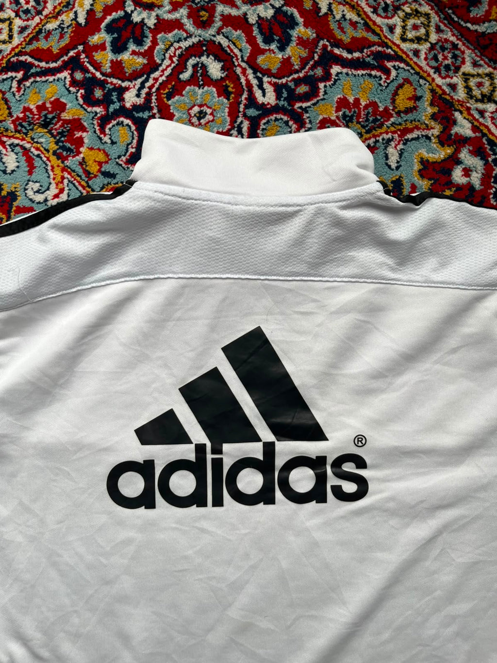 Adidas Climacool Club Deportivo Palestino White Quarter Zip Training SHIRT -  L