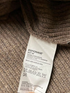 Espionage Garmet Equation Taupe Brown Wool/Acrylic Blend Crewneck Cardigan - XL