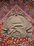 Fear of God Essentials Crewneck Pullover Beige SWEATSHIRT - XL