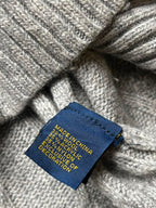 Polo Ralph Lauren Gray Cable Knit Wool Crewneck sweater - M