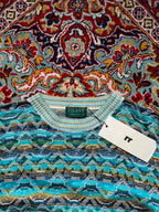 Vintage Filant Coogi Style Multi Geometric Pattern Knit sweaters - M