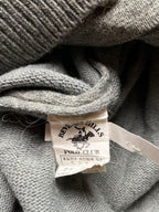 Beverly Hills Polo Club Gray Knit V-Neck Cardigan - M
