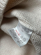 Polo Ralph Lauren Cotton Cream Quarter Zip Knit sweater - M