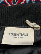 Fear of God Essentials Black Bomber JACKET - XL