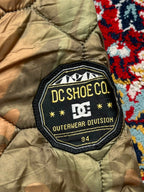 DC SHOES RIDE BUILT SERIES CAMO QUILTED SNOWBOARDING JACKET - L
