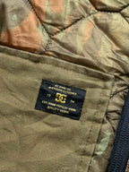 DC SHOES RIDE BUILT SERIES CAMO QUILTED SNOWBOARDING JACKET - L