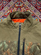 DC SHOES RIDE BUILT SERIES CAMO QUILTED SNOWBOARDING JACKET - L