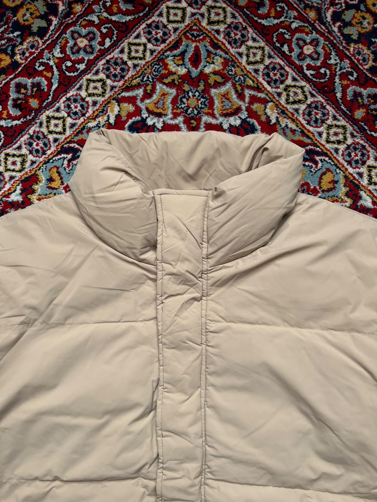 CLRIDE.N BEIGE PUFFER DOWN WINTER INSULATED JACKET - M