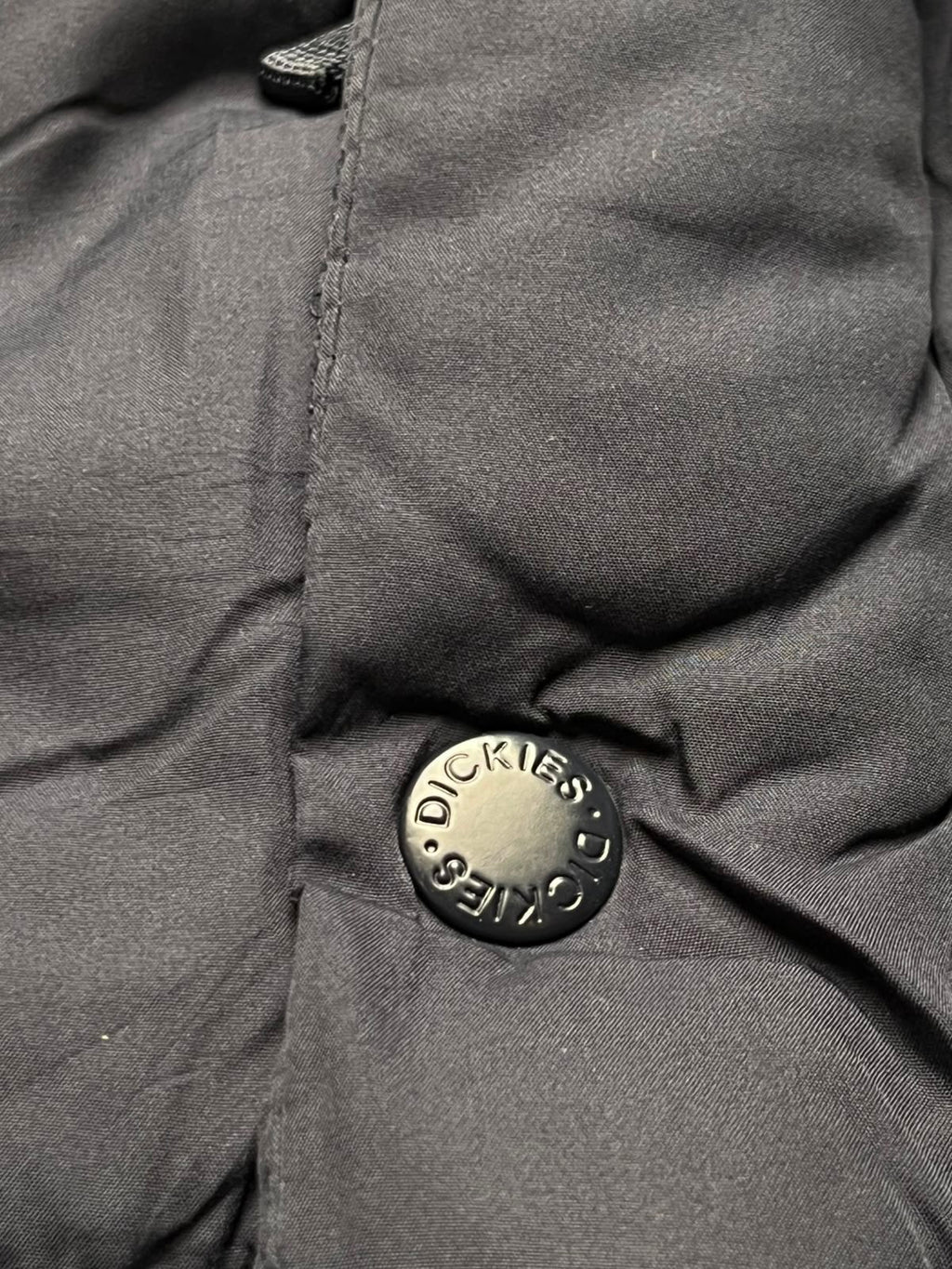 DICKIES PUFFER NAVY BLUE JACKET - S