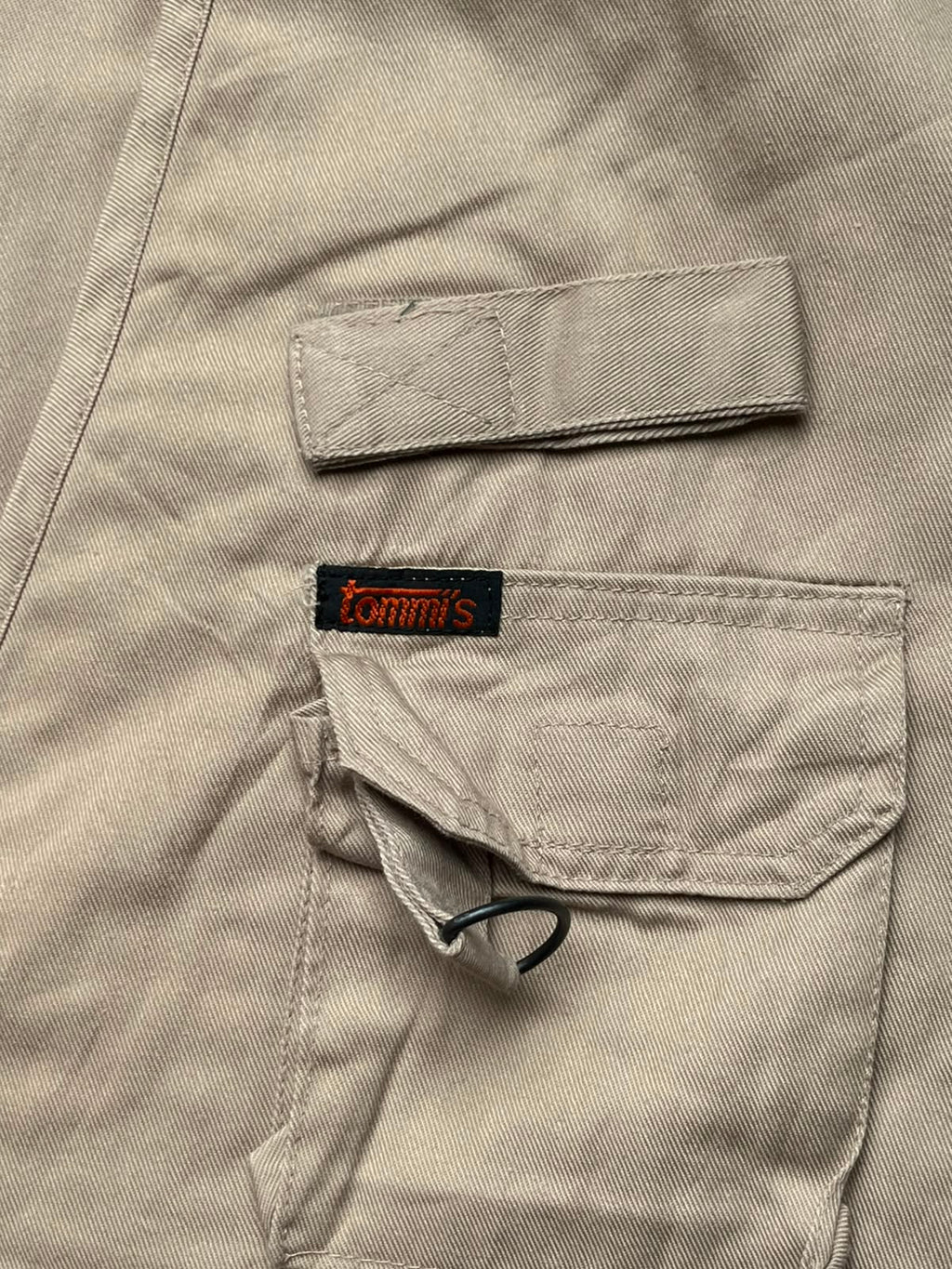 TOMMI'S BEIGE MULTI POCKET FISHING VEST - XL