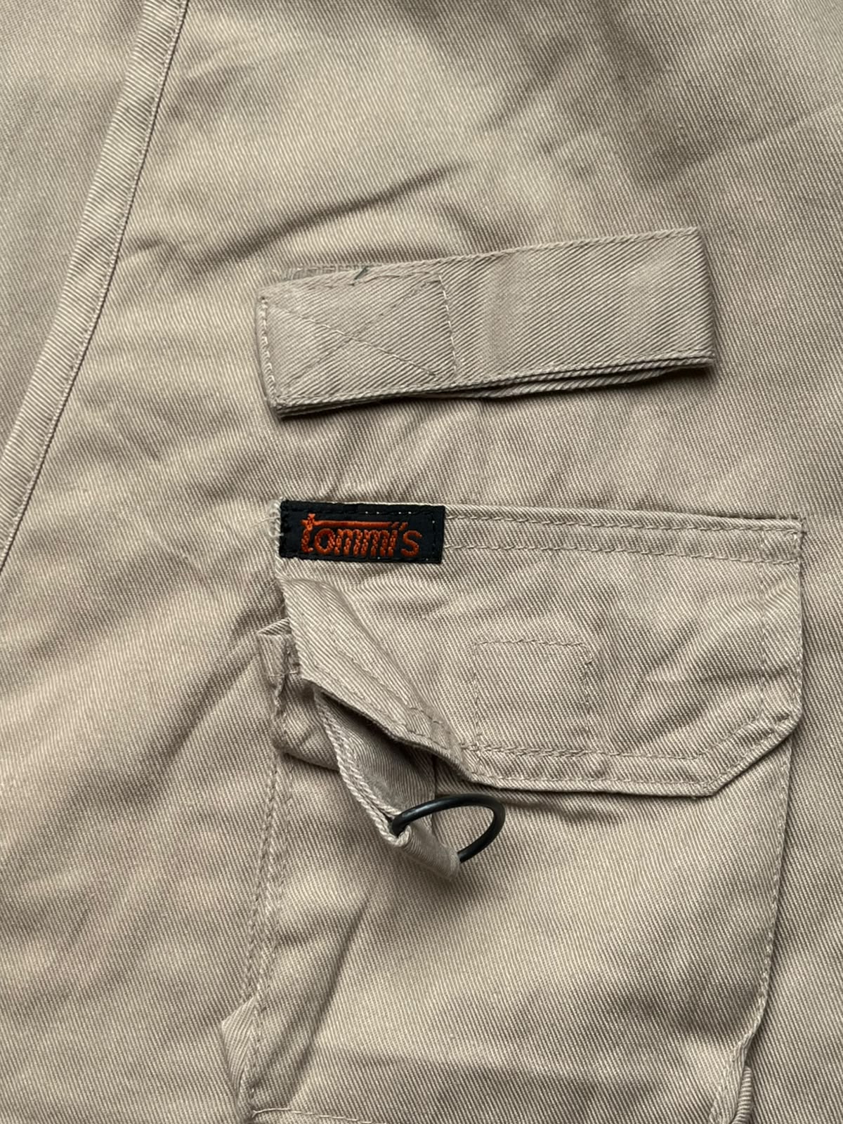 TOMMI'S BEIGE MULTI POCKET FISHING VEST - XL