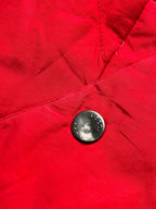 JEEP REVERSIBLE PUFFER DETACHABLE HOOD RED JACKET - M