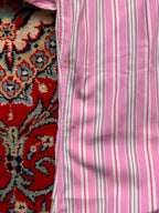 Polo Ralph Lauren Custom Fit Pink White Striped Button Down Shirt