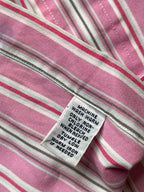 Polo Ralph Lauren Custom Fit Pink White Striped Button Down Shirt