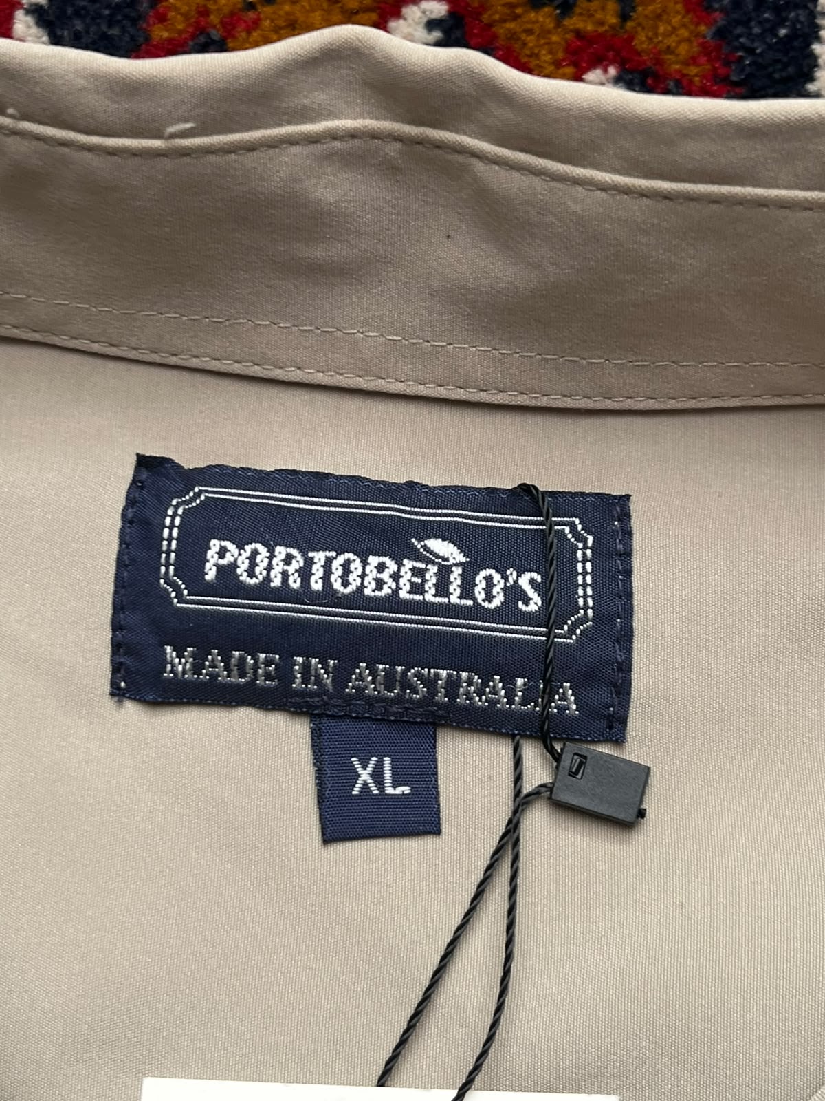 Portobellos Tan Microfibre Point Collar Cropped Boxy Fit Shirt - M