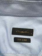 Emidio Tucci Fit Line Light Blue Casual BUTTON DOWN SHIRT - XL