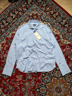 Emidio Tucci Fit Line Light Blue Casual BUTTON DOWN SHIRT - XL