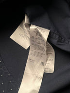 Armani Exchange Slim Fit Navy Blue Micro Dot Print Button Down Shirt - S