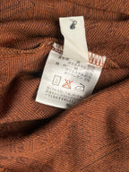 VINTAGE ARNOLD PALMER BROWN FULL SLEEVE POLO SHIRT - M