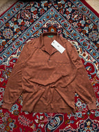 VINTAGE ARNOLD PALMER BROWN FULL SLEEVE POLO SHIRT - M