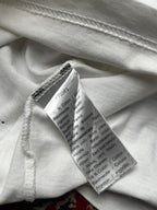 LACOSTE REGULAR FIT WHITE TEE - S