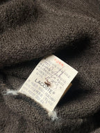 Vintage Women Lacoste Brown Knit Cardigan - L