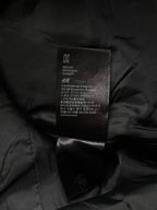 H&M Black Wool Military Field Multi Pocket JACKET - L