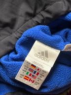 Adidas Quarter Zip Fleece Pullover Windbreaker JACKET  - L