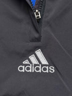 Adidas Quarter Zip Fleece Pullover Windbreaker JACKET  - L