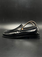 JOSS Black Patent Leather Slip On Loafers - 40.5