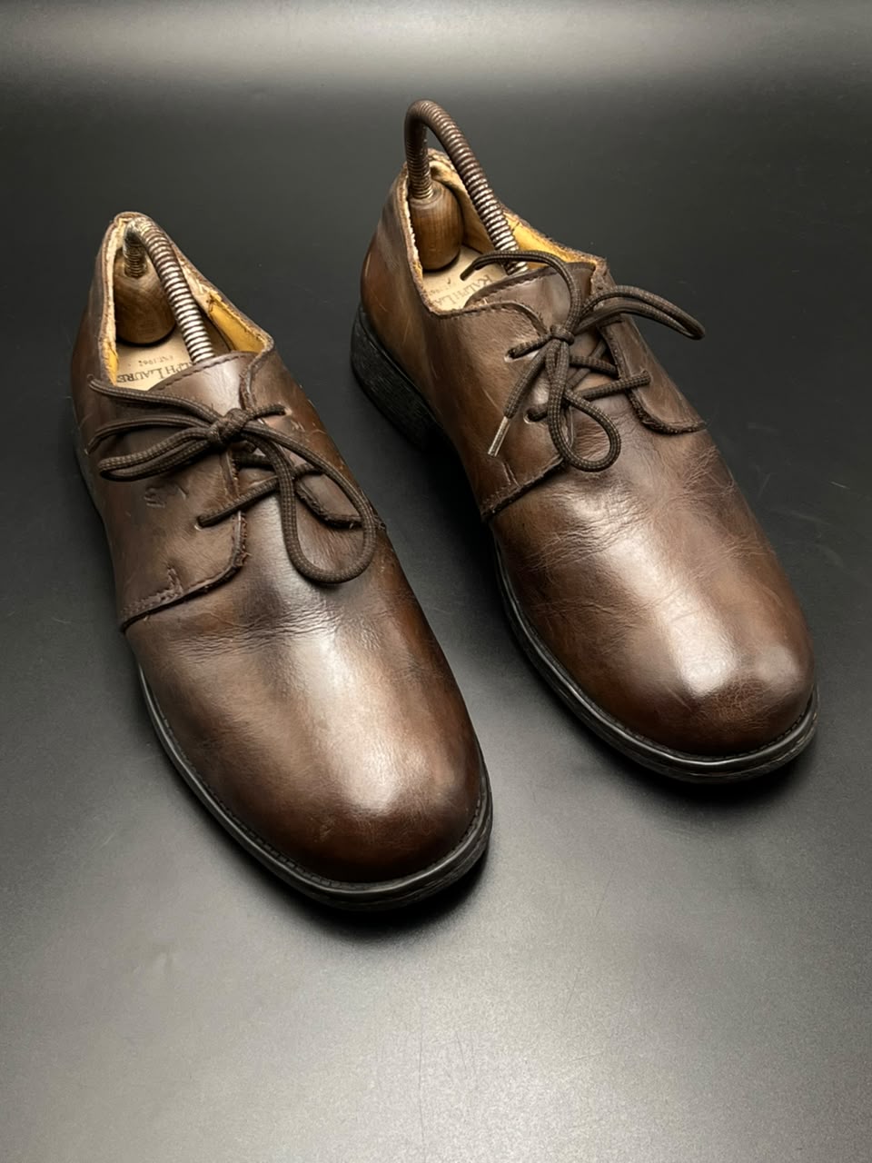 Polo Ralph Lauren Mens Brown Plain Toe Derbys - 43