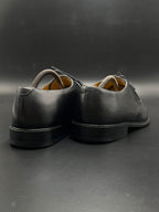 BALLY Black Leather Plain Toe Derbys