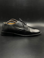 BALLY Black Leather Plain Toe Derbys