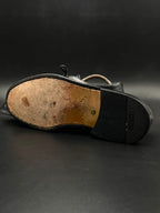 BALLY Black Leather Plain Toe Derbys