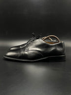 BALLY Black Leather Plain Toe Derbys