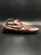 Paul Smith Mens Brown Leather Wingtip Brogue Shoes - 43