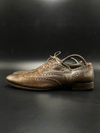Paul Smith Brown Leather Wingtip Brogue Oxford shoes - 42