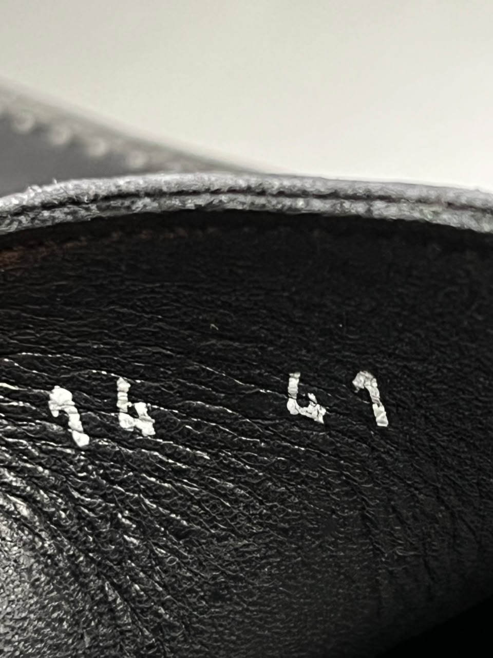 MARIO FAGNI Sport Black Leather Slip On Loafers - 41