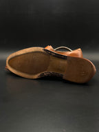 COLE HAAN Grandos Tan Leather Double Monk Strap Loafers - 45