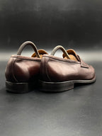 SUITSUPPLY Mens Brown Leather Penny Loafers - 42